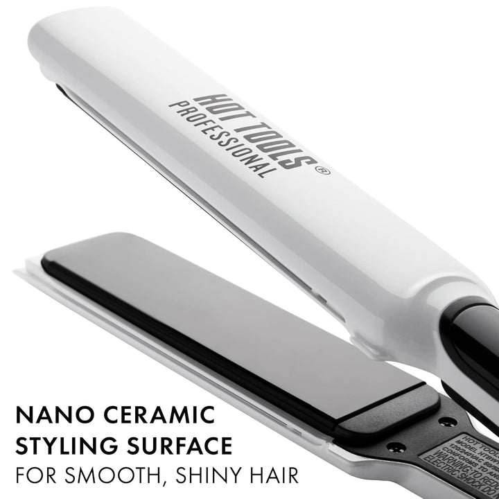 Hot Tools Pro Artist Nano Plancha Alisadora de Cabello de Cerámica...