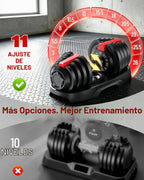 Juego de mancuernas ajustables de 28/40/90 libras, mancuernas ajustables de
