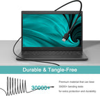Cargador USB C para portátil de 130 W compatible con Dell XPS 15 17 9575, Precision Chrger 5750 5570 5530 5550 3560 3551 3550, cargador Latitude 5420 5510 7210 7310 7410 9410 9410 9410 0 951 0 - Cable