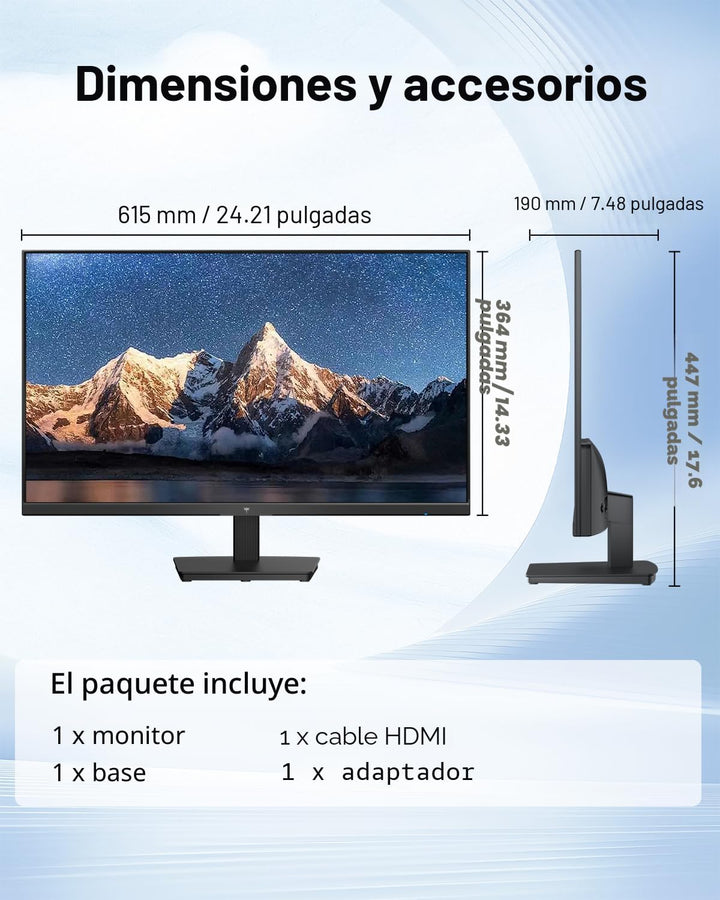 KTC - Monitor de computadora de 27 pulgadas - Pantalla QHD (2560 x...