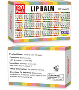 AZEN Paquete de 120 bálsamos labiales a granel, bálsamos labiales h...