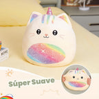 Athionsu - Almohada de peluche de unicornio de 14 pulgadas, suave
