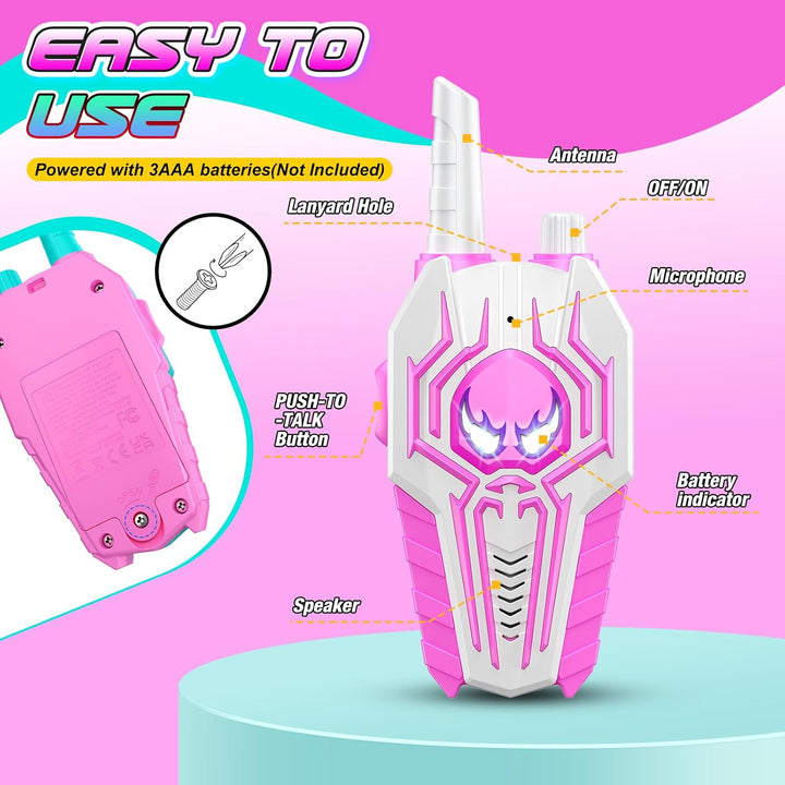 Walkie Talkies geniales para niñas: juguetes de regalos de cumpleañ...