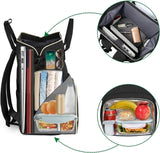 MATEIN - Mochila de almuerzo para mujer, mochila térmica aislada pa...