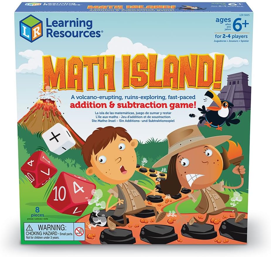 Learning Resources Math Island Juego de suma y resta