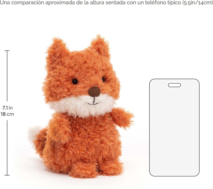Jellycat Little Fox Animal de peluche, 7 pulgadas - Juguete de felp...