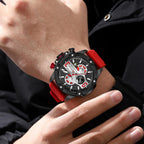 Relojes de Moda para Hombres, Estilo Fashion, Panto Análogo Cuadrado Grande para Hombres