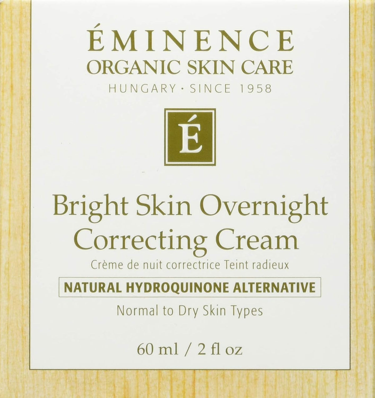 Eminence Bright Skin Crema Correctora para Unisex - 2 oz Crema