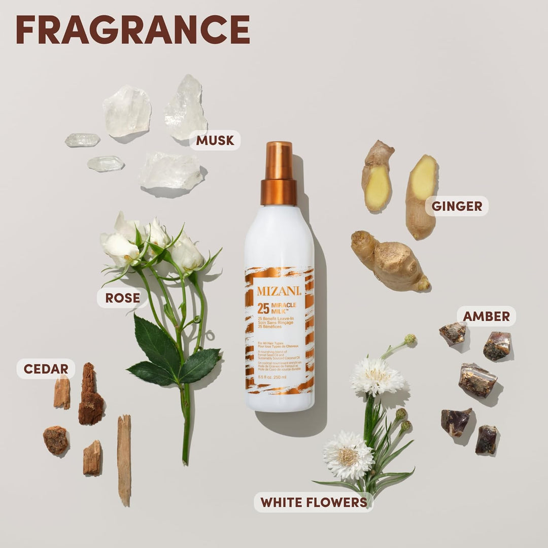 Mizani 25 Benefit Miracle Milk - Acondicionador sin enjuague para c...