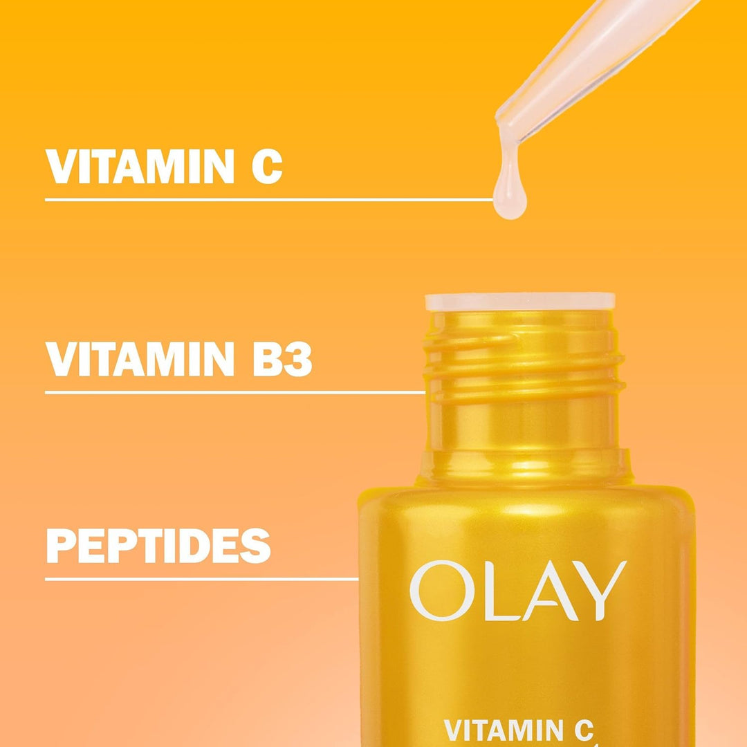 Olay Suero de vitamina C + péptido 24, 40 mL (1.3 onzas líquidas)