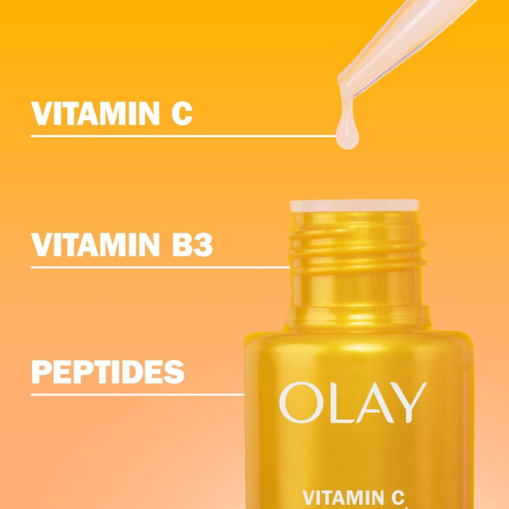Olay Suero de vitamina C + péptido 24, 40 mL (1.3 onzas líquidas)