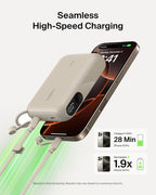 Belkin - Cargador portátil, banco de energía USB-C delgado de 10,00...