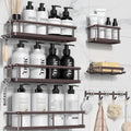 YASONIC - Organizador de ducha adhesivo, estantes de ducha inoxidables para