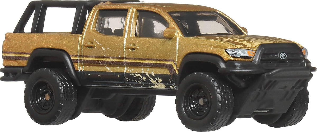 Matchbox - Autos de juguete Desert Chase Escape, paquete de 4 SUV fundidos a escala 1:64 de la película, incluye Toyota 4Runner con decoración exclusiva, juego coleccionable