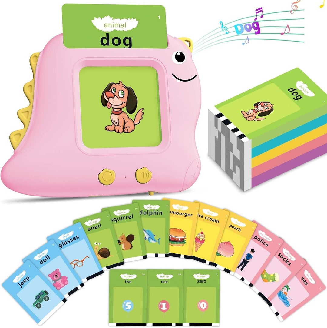 Alotwan Tarjetas flash parlantes, juguetes de aprendizaje de inglés...