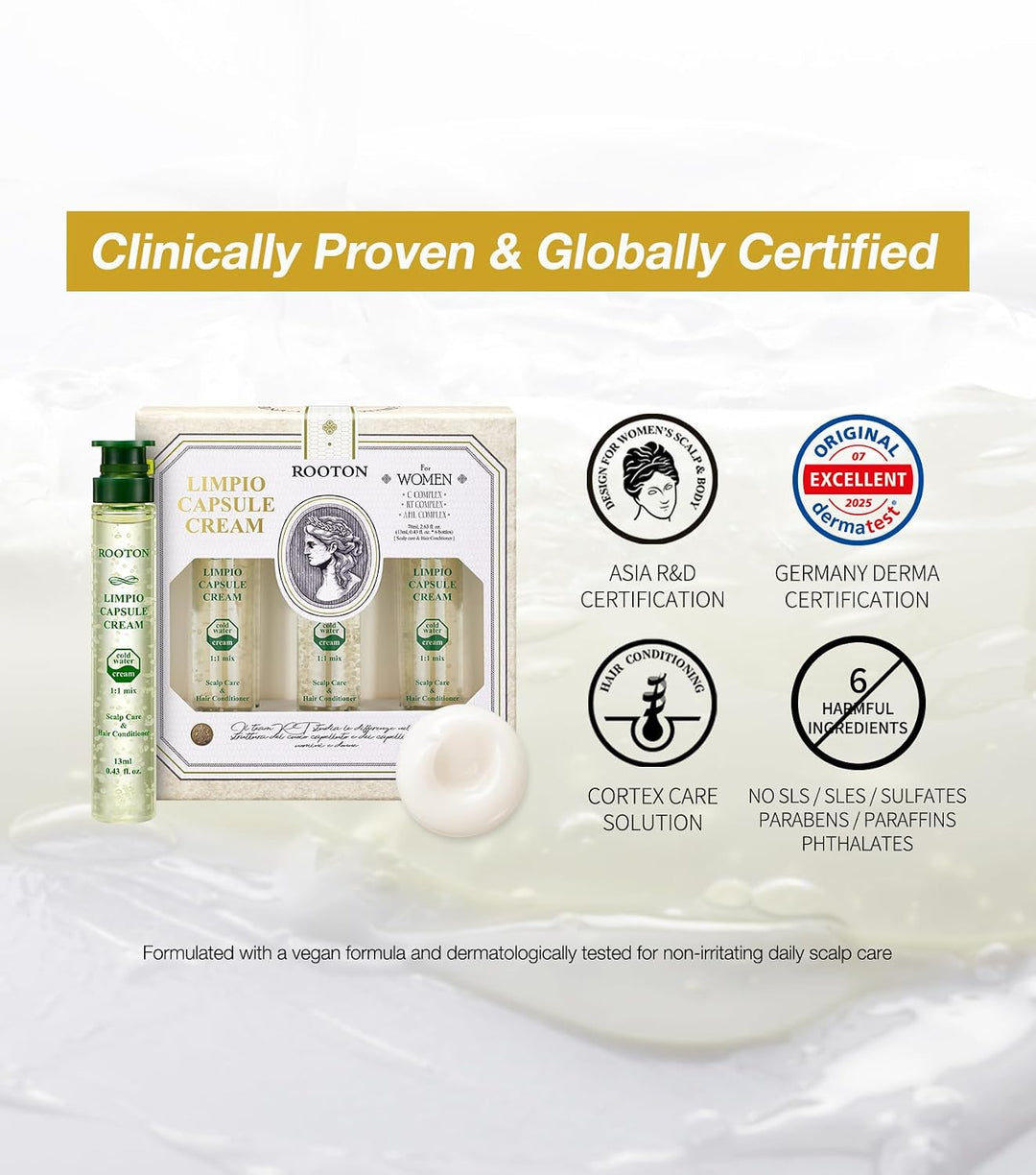 ROOTON LIMPIO REVIVAL CREMA CÁPSULA 0.4 fl oz*6ea