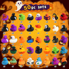 Patos de Halloween para Jeeps - Juego de 50 patos de goma para Halloween a