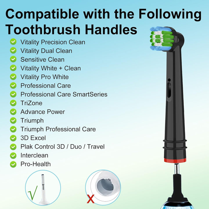 Jxflorachi Cabezales de repuesto compatibles con Oral B Braun, cabe...