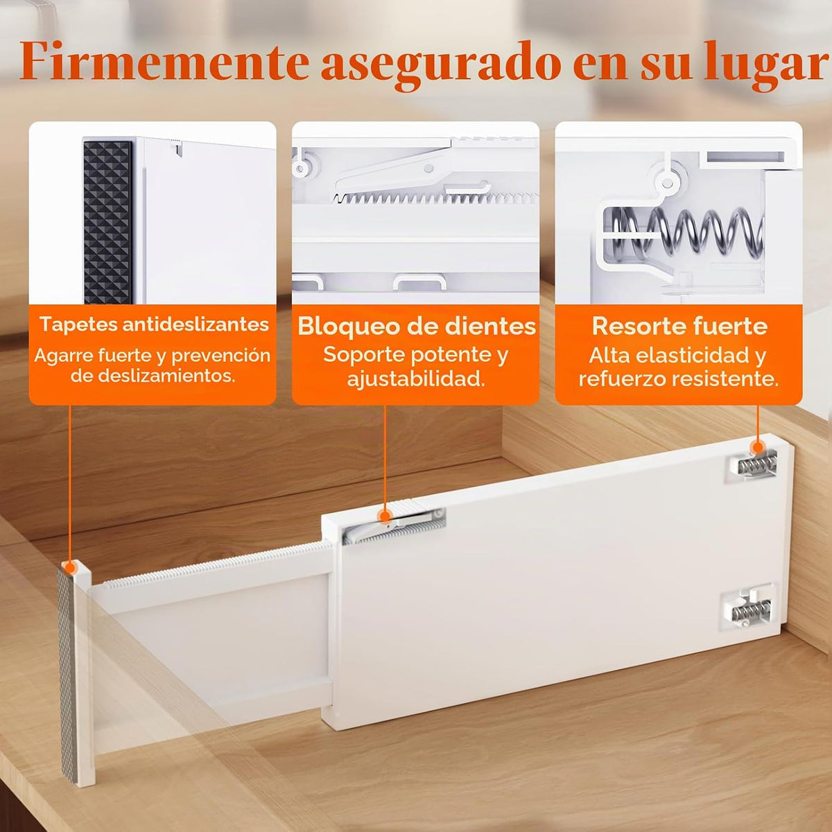 Lifewit Divisores de Cajón Taller de 5 pulgadas, Organizadores de Cajón Profundo Ajustables