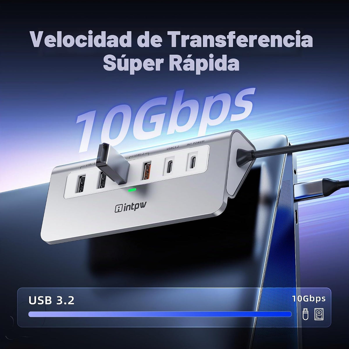 intpw, hub USB 2.0