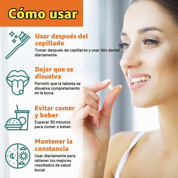 ProBiora - Tabletas probióticas masticables para cuidado bucal | Su...