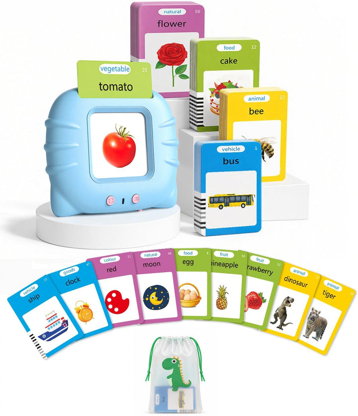 Aullsaty Tarjetas didácticas parlantes para niños de 1 a 5 años, 53...