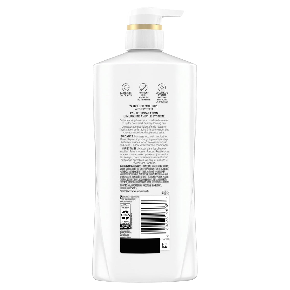 Pantene Juego de champú y acondicionador, renovación diaria de la h...