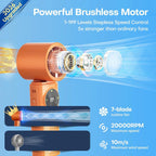 SSWind Ventilador de mano portátil de 6000 mAh con refrigeración po...