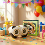 Binóculos Juguetes Científicos para Niños de 3-8 años: Panda Look - Regalo para Niños y Niñas | Aventura al Exterior y Juguete Educativo STEM para Avistamiento de Aves, Acampar, Senderismo - Edades 3-8 Regalo de Cumpleaños para Niños y Niñas