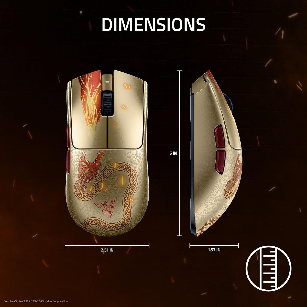 Razer Viper V3 Pro \u2013 Ratón inalámbrico para juegos Esports: Si...