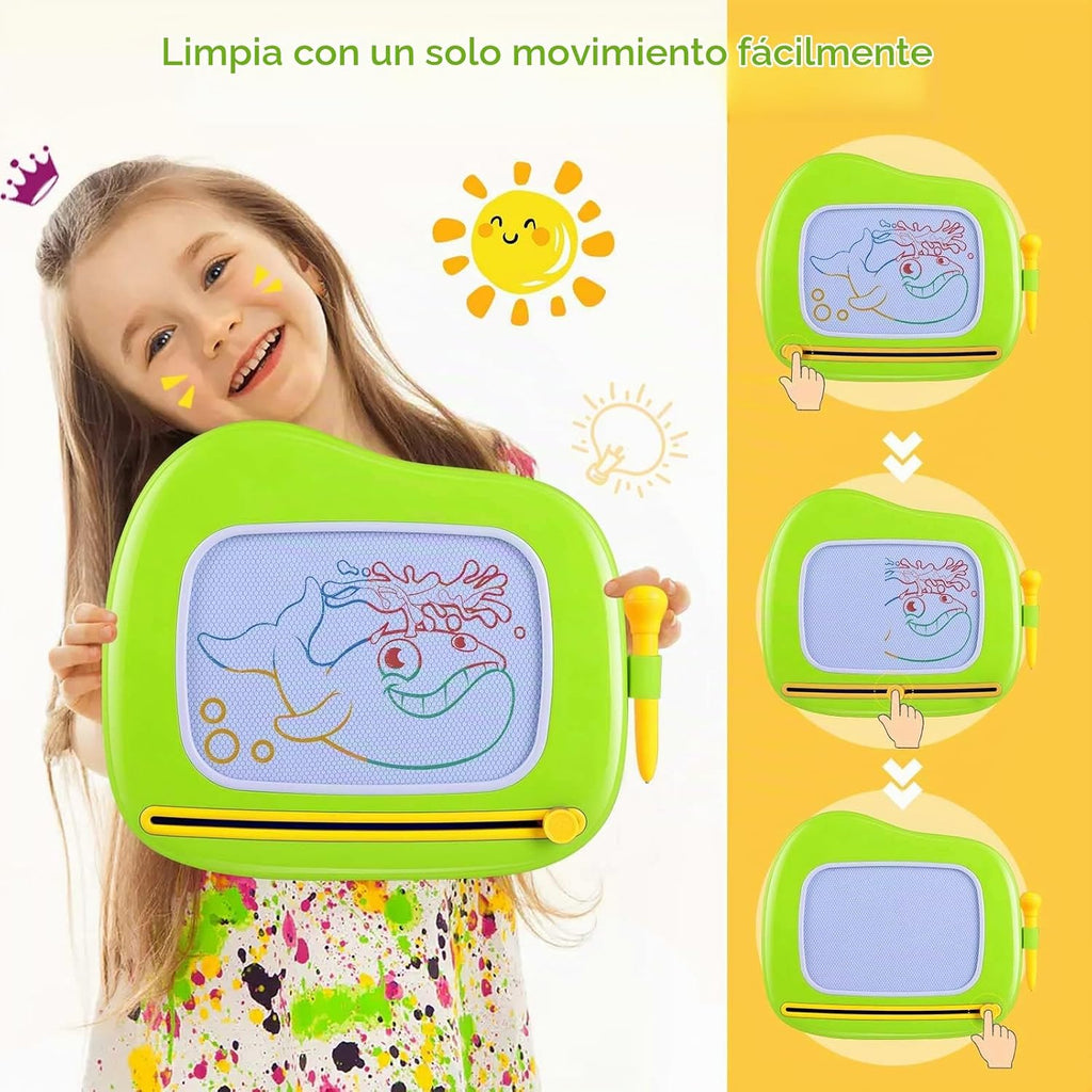 Juguetes para niños de 1 a 2 años, tablero magnético de dibujo y garabatos, juguetes educativos de aprendizaje para niños de 1, 2 y 3 años, regalos para niños y niñas para cumpleaños y
