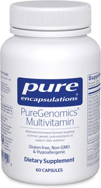 Pure Encapsulations PureGenomics Multivitamínico, 60 cápsulas, 60 unidades (1 paquete)