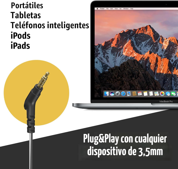 Auriculares sintonizados NRG 3.0 Premium Madera aisladores de sonid...