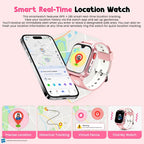 Reloj inteligente para niños, reloj inteligente con GPS 4G para niños y