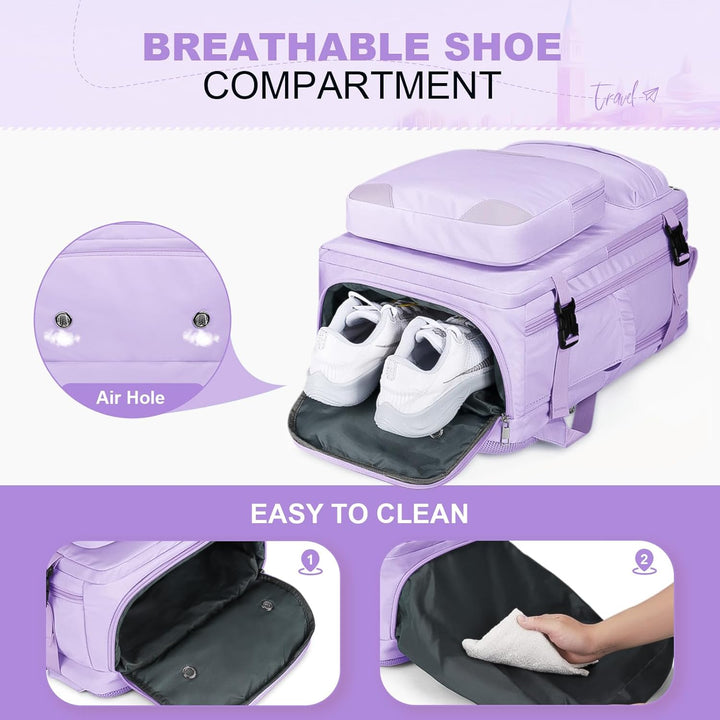 Maelstrom Mochila de viaje para mujeres y hombres, mochila para lap...