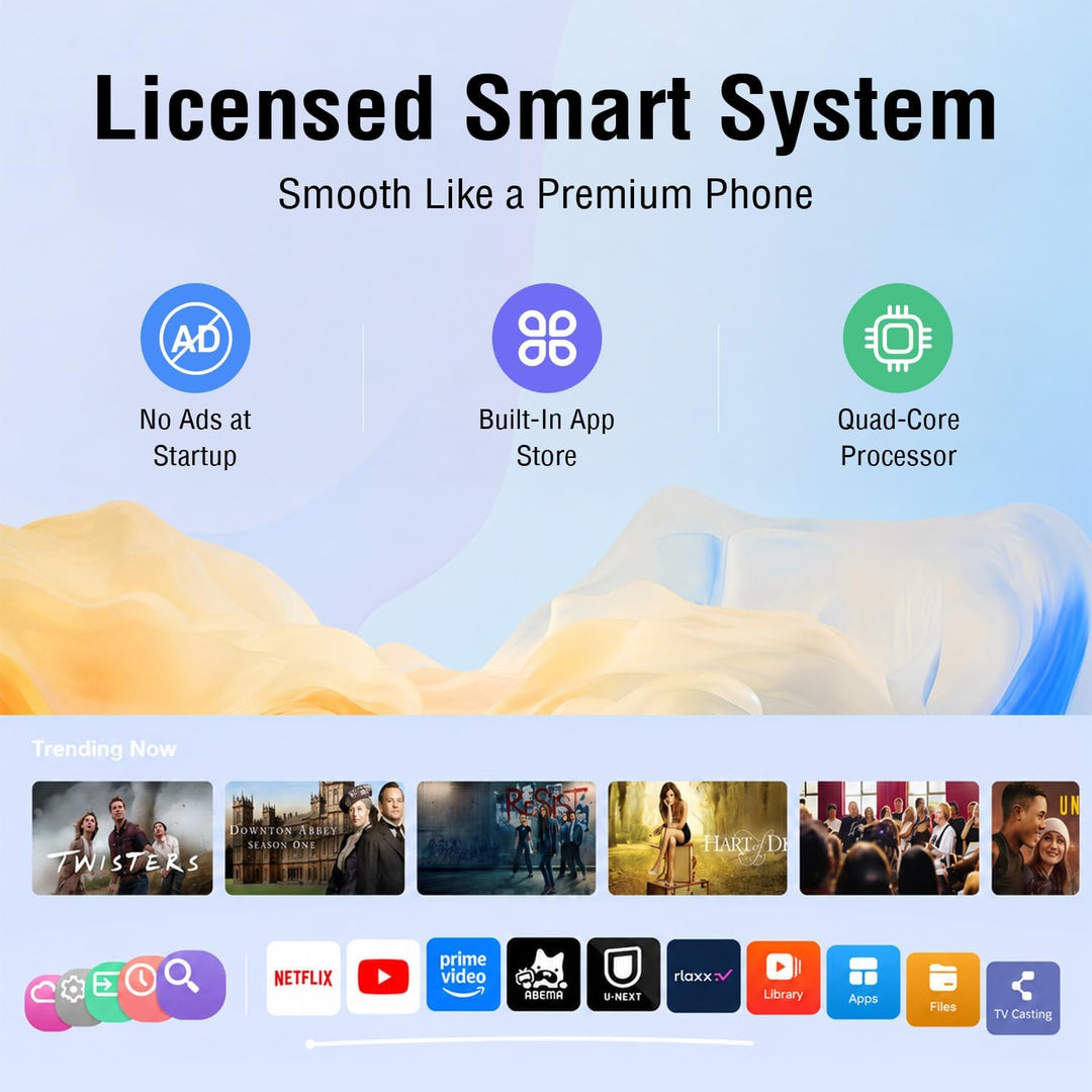 【Aplicación con licencia oficial y 1080P nativo】El mini proyector i...