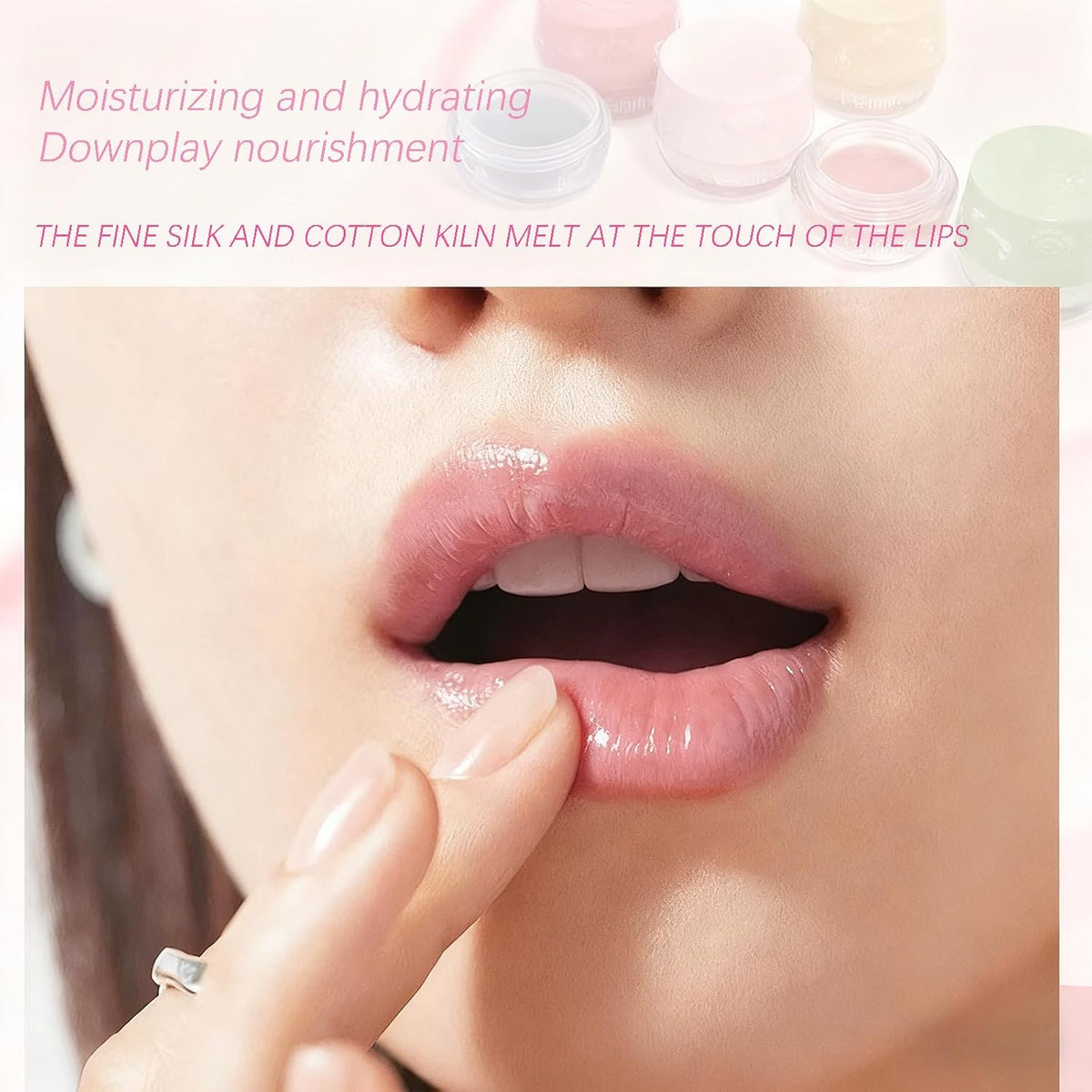 9 piezas de bálsamo labial de miel Charm Kiss, mascarilla labial de...