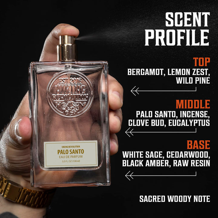 Viking Revolution Colonia Palo Santo para hombre, Eau de Parfum, co...