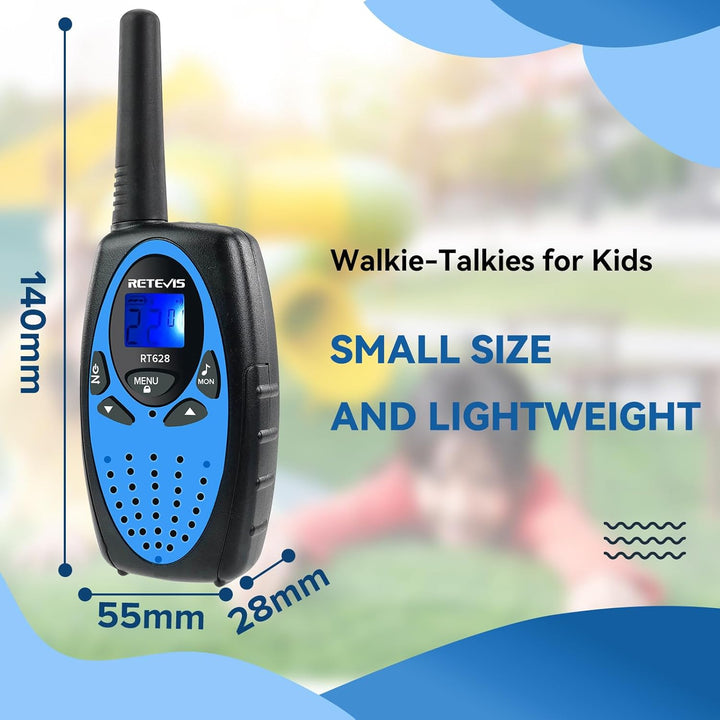 Retevis RT628 Walkie Talkies para niños, radio de largo alcance de...