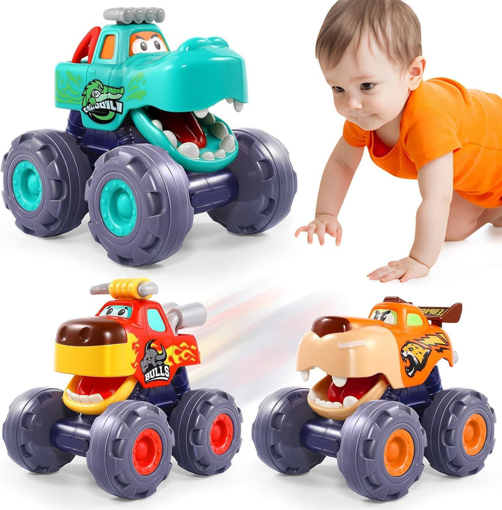 OCATO Juguetes de auto para niños de 1 año, camión monstruo de jugu...