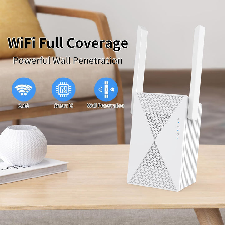 Extensor de Señal WiFi Más Rápido - Cobertura de Hasta