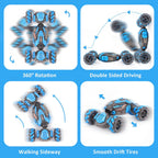 Auto de acrobacias RC con detección de gestos para niños, Azul Gris Profundo