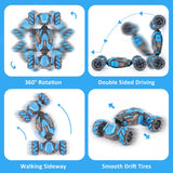 Auto de acrobacias RC con detección de gestos para niños, juguetes...