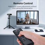 EMEET NOVA 4K Cámara web 4K de doble cámara para PC, gran angular y teleobjetivo