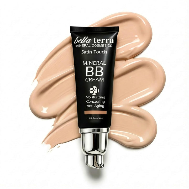 Bellaterra Cosmetics BB Cream, hidratante tintado, base mineral, co...