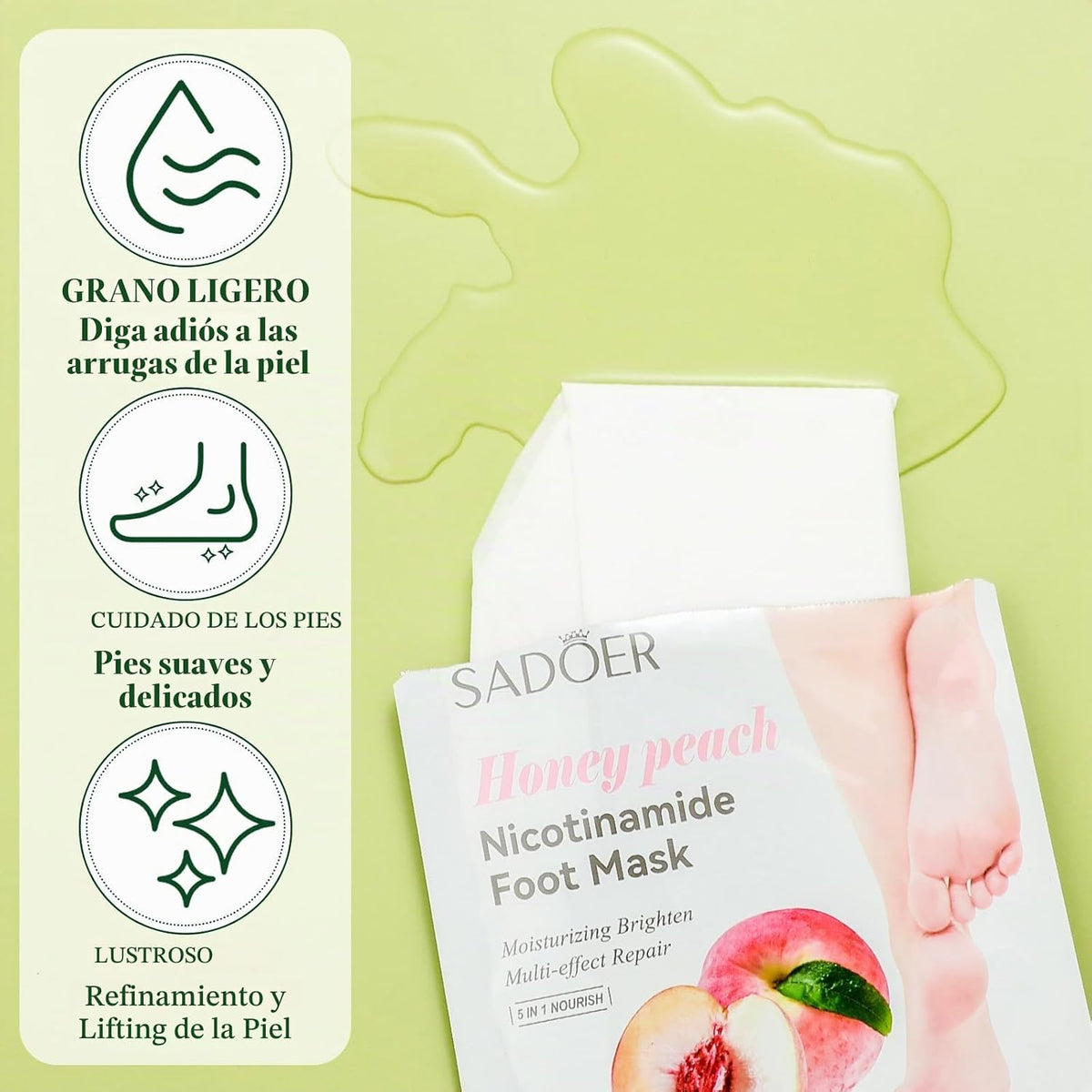 24 unidades de mascarillas de mano de belleza de frutas a granel