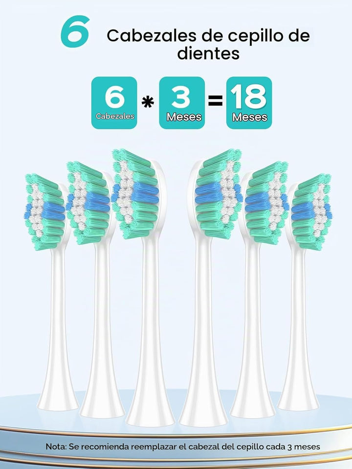 Cepillo de dientes eléctrico sónico COSLUS C40 para adultos, 47000V...