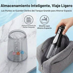 MOCEL - Irrigador dental inalámbrico con 5 modos, limpiador de dientes con agua de 350ml, Black