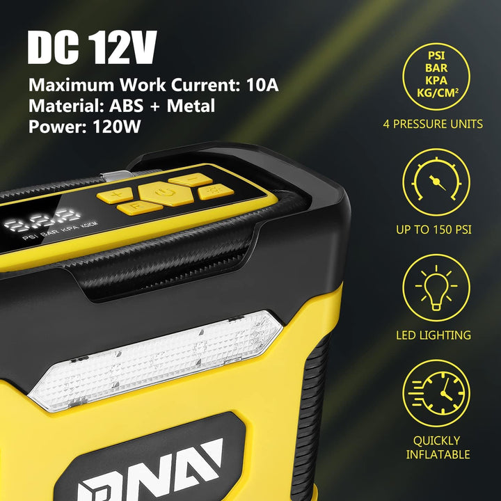\u200EDNA MOTORING TOOLS-00211 - Inflador digital de neumáticos ama...