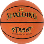 Spalding Balones de baloncesto de goma para exteriores | Cubierta de goma de rendimiento diseñada para jugar al aire libre | Varios tamaños y colores